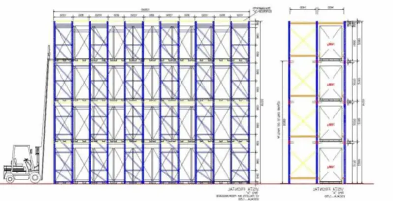 Montagem de Estrutura Metálica para Armazenagem